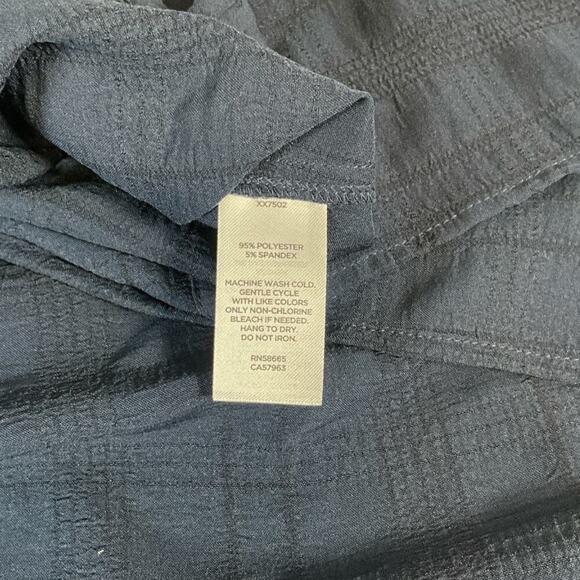 Nordstrom Rack Textured Babydoll Tunic Cover-Up Dress Navy Blue Short Small NWT - Picture 4 of 9